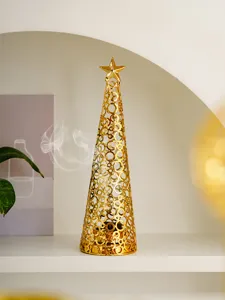 Gouden holle metalen wierookbrander voor Arabische aromatherapie bureaudecoratie