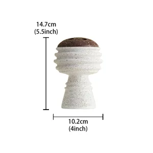 Bruciatore di Incenso in Ceramica Design Alveare Decorazione Casa 14.7x10.2cm Ornament