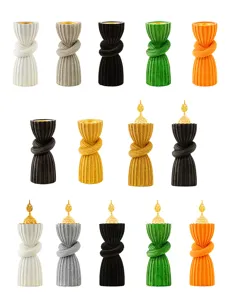Resin incense burner detail, Arabic style bukhoor holder with elegant ribbed surface.