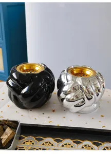 Moderne nordische Keramik gedrehte Textur Weihrauchbrenner Aromatherapie Ornament Dekor.