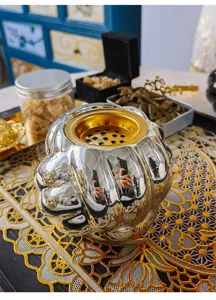 Moderner nordischer Keramik-Lotus-Räucherstäbchenhalter Tisch Wohnzimmer Deko Aromatherapie Ofen