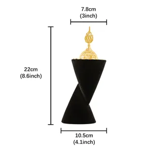 Double cone resin incense burner Middle Eastern style bukhoor burner home decor item.