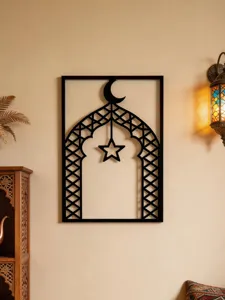Arab iron art wall hanging decor, Middle Eastern creative metal wall art for home interior.