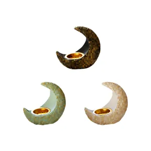 Arabic crescent resin incense burner set classical aromatherapy censer for home decor