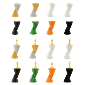 Double cone resin incense burner Arabic aromatherapy burner Middle Eastern home decor crafts