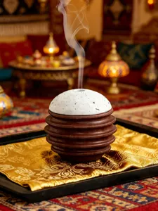 Bruciatore di incenso in stile arabo mediorientale decorazione domestica diffusore dettaglio