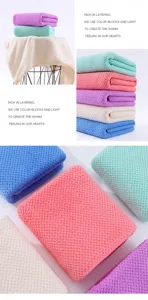 Πετσέτα μπάνιου από απαλό κοραλλένιο fleece, παχιά απορροφητική για το σπίτι μας