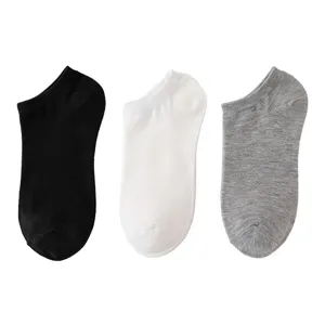 Unisex Einweg Füßlinge kurze atmungsaktive Anti-Geruch Socken für Reisen Sommer Alltag 3 Paar