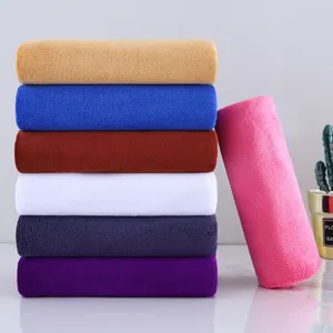 Weiches Mikrofaser Handtücher Set, stark saugfähig und fusselfrei für universelle Nutzung.