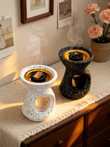 Quemador de incienso hueco de resina creativa moderna difusor de aroma decoración de mesa