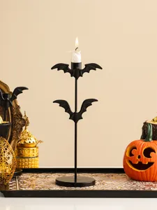 Chandelier chauve-souris Halloween en fer forge decoration de table pour interieur