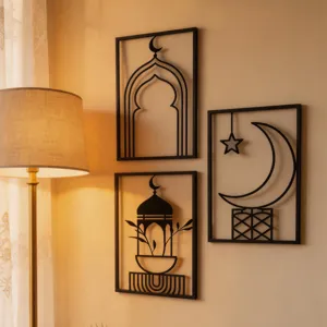 Arabic iron art wall decor metal hanging Middle Eastern creative wall art home decor