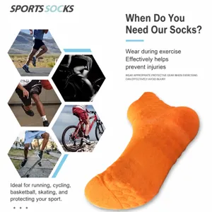 Unisex Sports Running Socks Mid Tube Athletic Compression Socks Solid Color Sweat Absorbent Breathable Fitness Cycling Socks