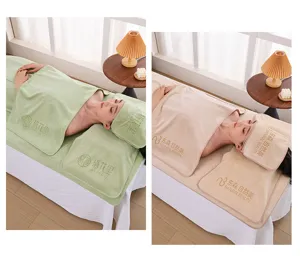 Verdichtete Mikrofaser Kosmetiksalon Handtuch Set, weiche saugfähige Laken Badetücher.