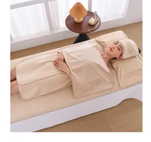 Dicker Mikrofaser Kosmetik Salon Handtuch Set weiche Spa Bettlaken Bezug Kissenbezug