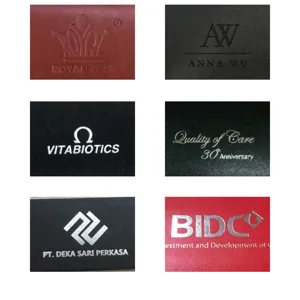 Individuelle PU Geschenketui Logo Prägung Detail für Business Verpackung Grosshandel.