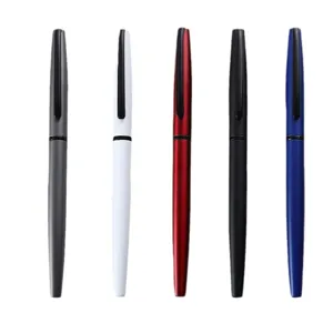 Minimalistisches Metall Tintenschroller Set Büro Unterschriften Stifte Business Geschenk Werbeartikel