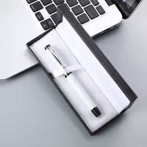 Coffret Cadeau Stylo Roller en Métal Professionnel Bureau Stylo Signature Avec Recharges de Rechange pour Hommes Femmes