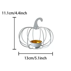 Metall Kürbis Kerzenhalter Räuchergefäß, moderner minimalistischer Tisch Aromabrenner.