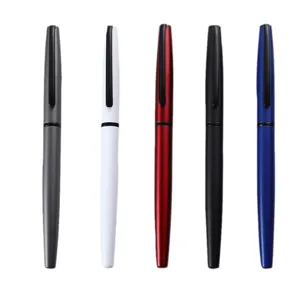 Assorted 5 color metal rollerball pens set business office signature pens main view