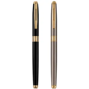 Elegantes Metall-Kugelschreiber-Set für Unternehmen, luxuriöser Werbe-Geschenkstift.
