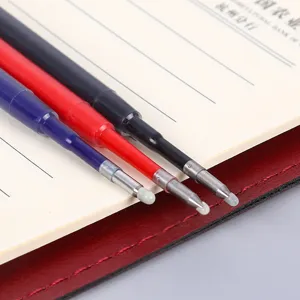 Detalle recambio bolígrafo gel G2, tinta negra roja azul 0.5mm, accesorio de papelería