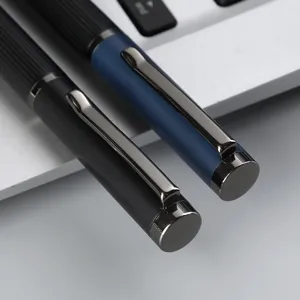 Morandi kleur metalen balpen zakelijk kantoor rollerball cadeau metalen pen met clip