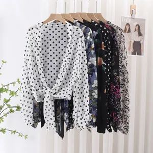 Women Chiffon Sun Protection Shawl Cardigan Wide Sleeve Lightweight Summer Beach Cover Up Open Front Outerwear