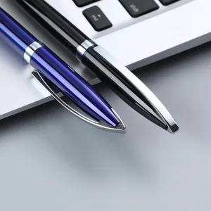 Stylo Roller en Métal de Luxe Bureau d'Affaires Stylo Signature Avec Coffret Cadeau Stylo Bille en Métal Écriture Fluide Papeterie de Bureau