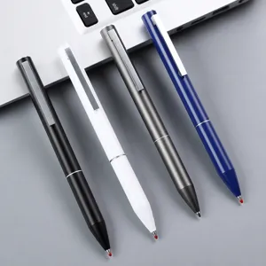 Business Metal Gel Pen Twist Ballpoint Sign Pen Minimalist Luxury Gift Pen For Office Writing Signature Stationery