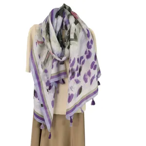 Foulard femme imprimé léopard coloré été plage châle léger protection solaire mode voyage neuf