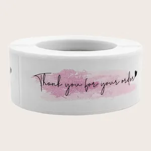 Thank you sticker roll roll for envelope sealing and packaging decoration design 250 pcs