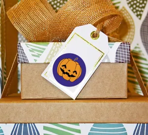 Halloween cadeau stickers decoratieve etiketten pompoen ronde sticker vakantie feest decoratie