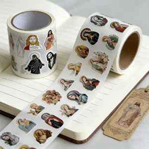 Vintage religious Christian washi tape decorative masking tape stickers for journaling art