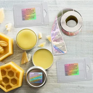 Wichtige Kerzenwarnaufkleber Rolle Lasersicherheit Aufkleber DIY Kerzenzubehör Set