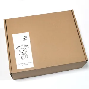 Cute cartoon dog thank you sealing stickers for baking wedding gift box decoration labels.