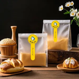 Autocollants décoratifs de scellage pour boulangerie étiquettes de boîte à gâteau DIY design.