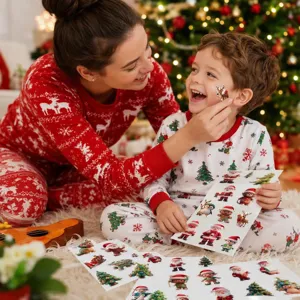 Adesivi natalizi simpatici cartoni animati Babbo Natale renna decorazione fai da te per diario