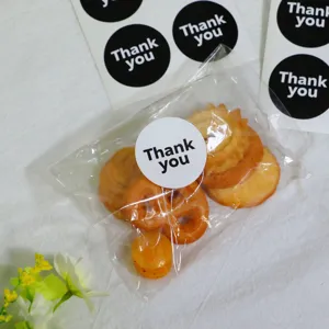 Adhesifs ronds Thank You pour emballage cadeau, scellage d'enveloppes et decoration 120pcs