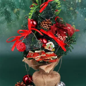 Transparente Acryl Weihnachtsbaum Hängeornamente DIY rohe Feiertag Anhänger Dekoration set