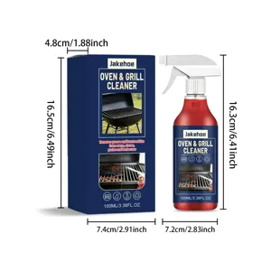 Spray nettoyant pour four et gril Jakehoe 100 ml avec dimensions détaillées et vue.