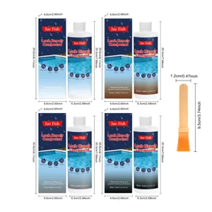 Jue Fish stucco riparazione perdite impermeabile 500ml con pennello dimensioni tubi.