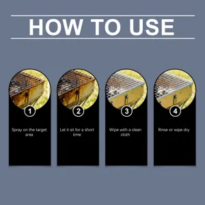 Guide d'instructions détaillé montrant le processus de nettoyage étape par étape du four.