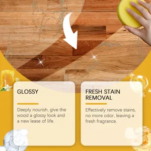 Wood polishing beeswax spray for deep nourishment and shine and cleaning use new