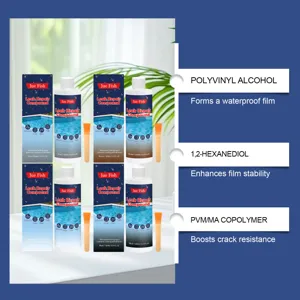 Composto impermeabile per riparazione perdite Jue Fish con pennello per sigillatura.