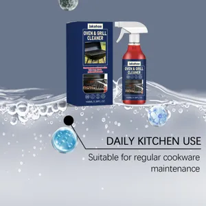 Spray nettoyant efficace pour four et grill, vue détaillée, élimine graisse et résidus.