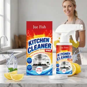 Jue Fish Spray Nettoyant Cuisine Puissant Dégraissant Multi Surface Nettoyant Ménager