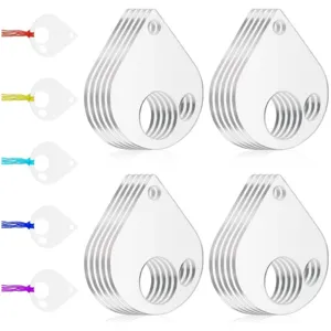 Transparent Acryl Kreuzstich Garn Organizer DIY Bestickung Faden Spule Wickelbrett Nähwerkzeug Aufbewahrung