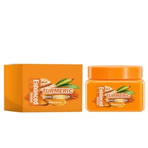 Gommage corporel au curcuma exfoliant en douceur lisse la peau soin 280g