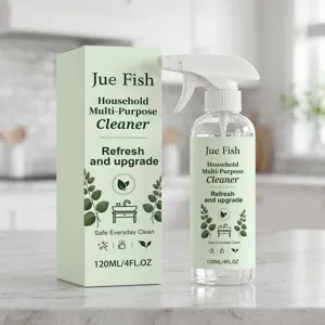 Jue Fish spray nettoyant multi-usage 120ml pour le nettoyage quotidien de la maison.